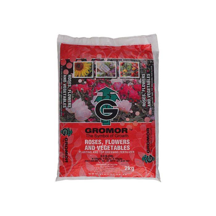 Gromor Roses, Flowers & Vegetables 5:1:5 (28) Fertilizer 2kg