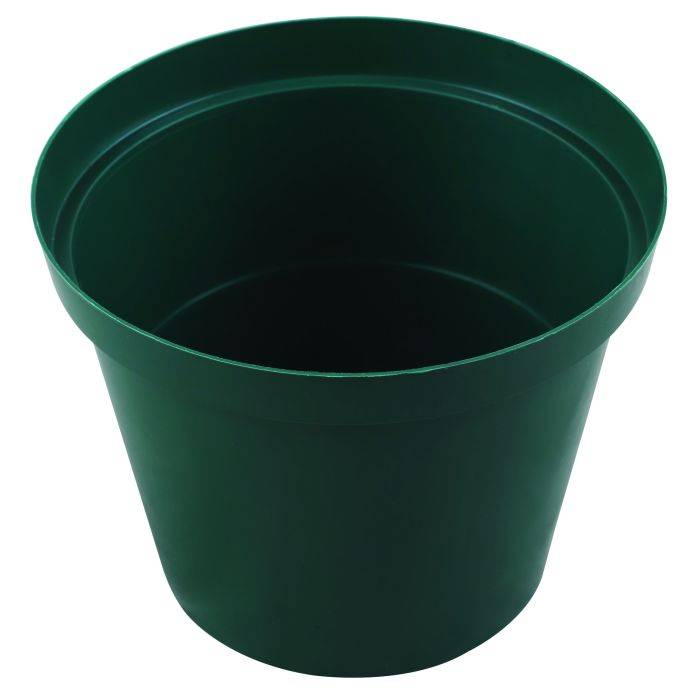 Green Plastic Round Pot 120mm