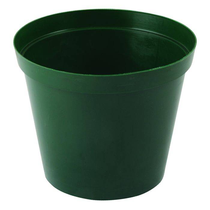 Green Plastic Round Pot 150mm