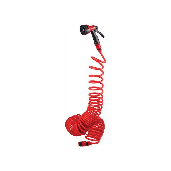 Kreator Spiral Garden Hose With Fittings 15m