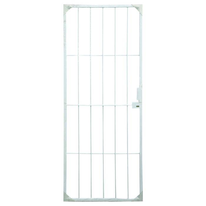 Xpanda White Econo Lock Security Gate 770 x 1950mm