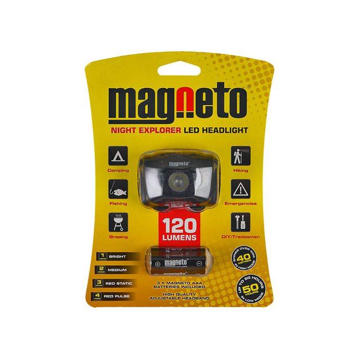 Magneto Night Explorer LED Headlamp