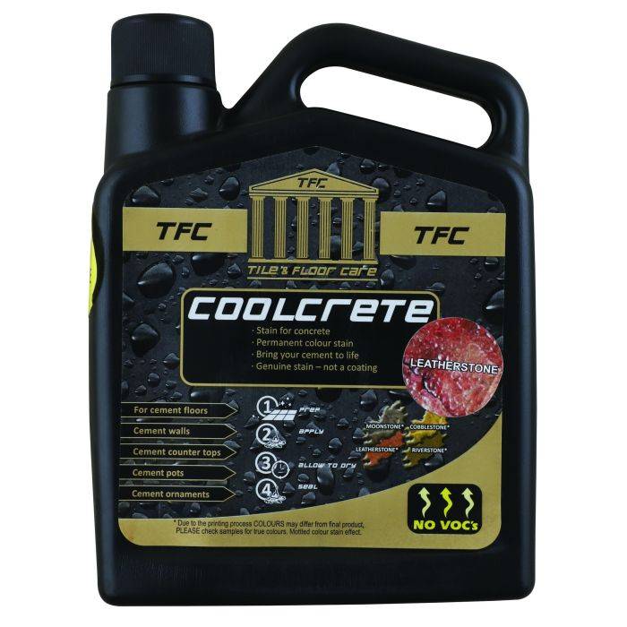 TFC Coolcrete Cement Stain Leatherstone 1L