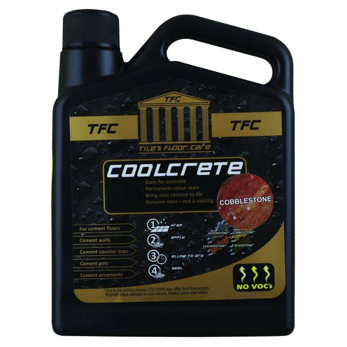 TFC Coolcrete Cement Stain Cobblestone 1L