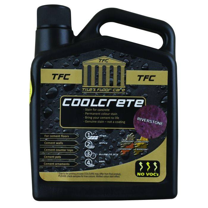 TFC Coolcrete Cement Stain Riverstone 1L