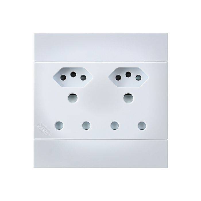 Veti 2 White 2 New RSA & 2 RSA Wall Socket 4x4