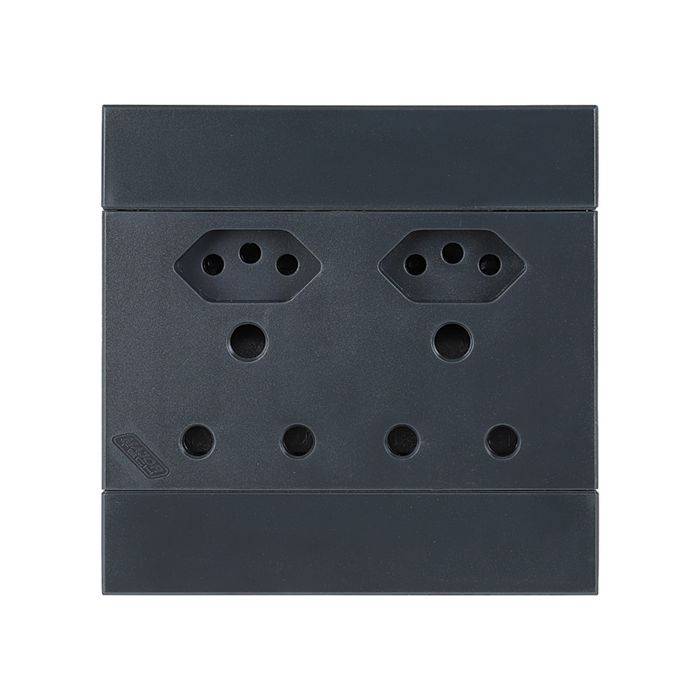 Veti 2 Charcoal 2 New RSA & 2 RSA Wall Socket 4x4