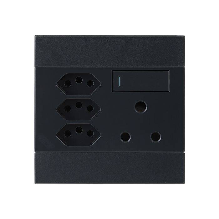 Veti 2 Charcoal 3 New RSA & 1 RSA Wall Socket 4x4