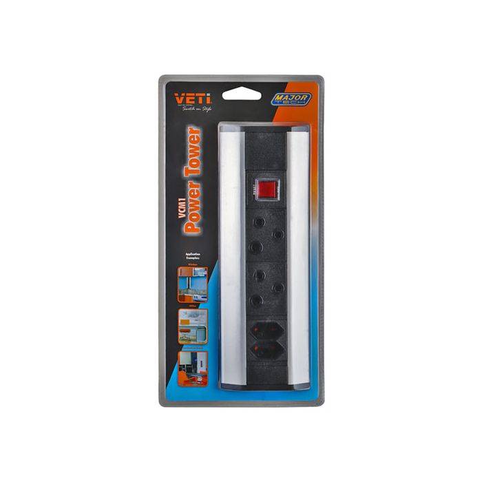 Veti Corner Multiplug Power Tower
