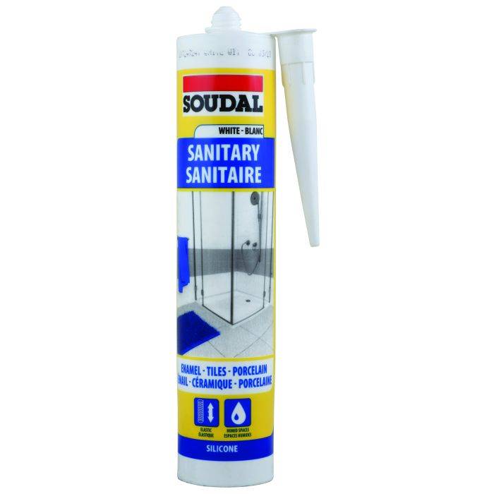 Soudal Sanitary Silicone White 270ml