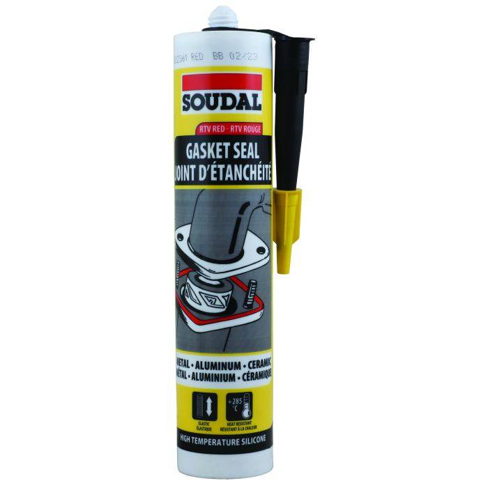 Soudal High Temp Gasket Seal Red 270ml