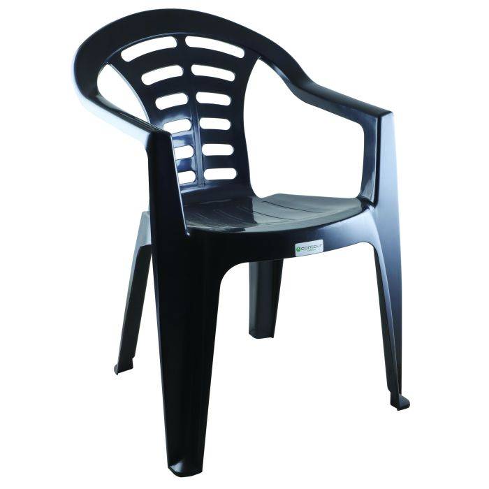 Black Low Back Madrid Chair