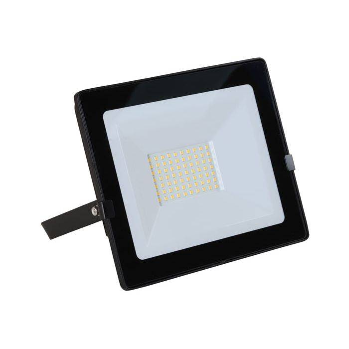 Eurolux Black LED Floodlight With Day/Night Sensor 50W