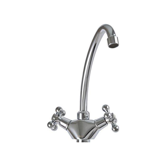 Chrome Plated Sigma Deck Type Sink Mixer