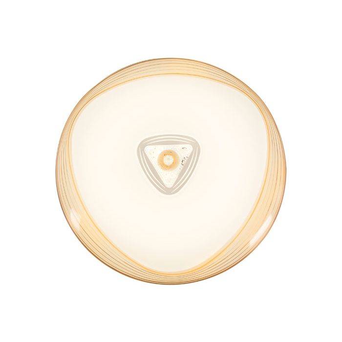 Bright Star Brown & White 24W LED Pattern Ceiling Light
