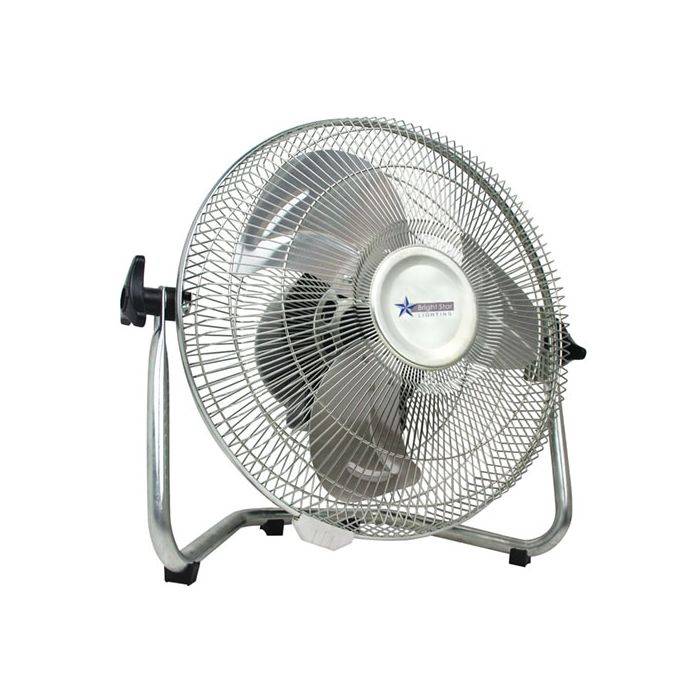 Bright Star Chrome Floor Fan 300mm
