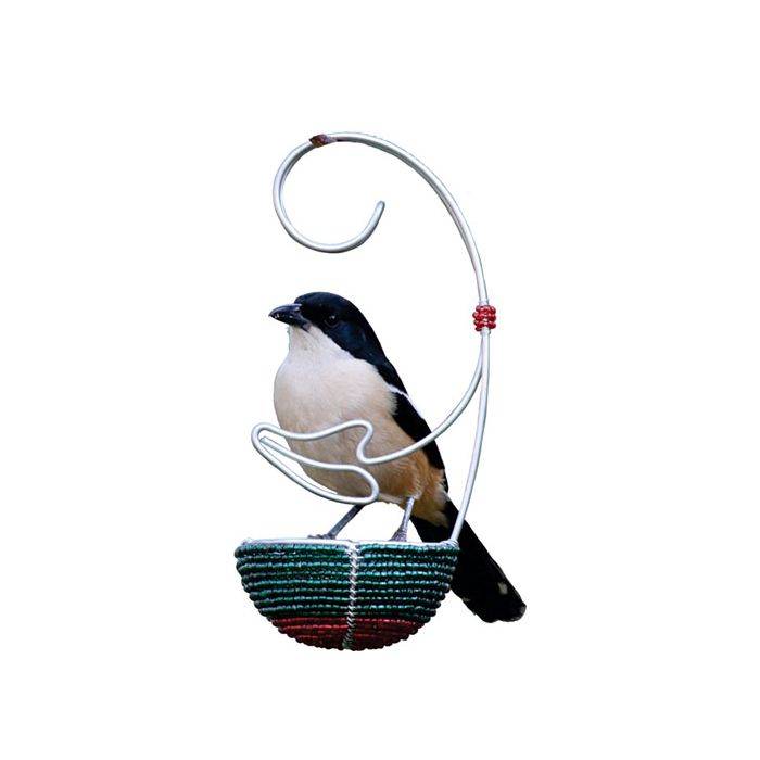 Elaine's Beaded Mealworm Bird Feeder
