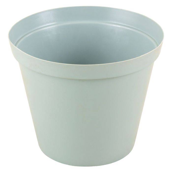 Grey Round Plastic Pot 180mm