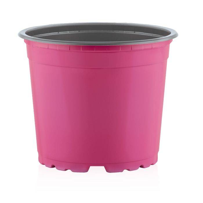 Pink Thermoform Plant Pot 170mm