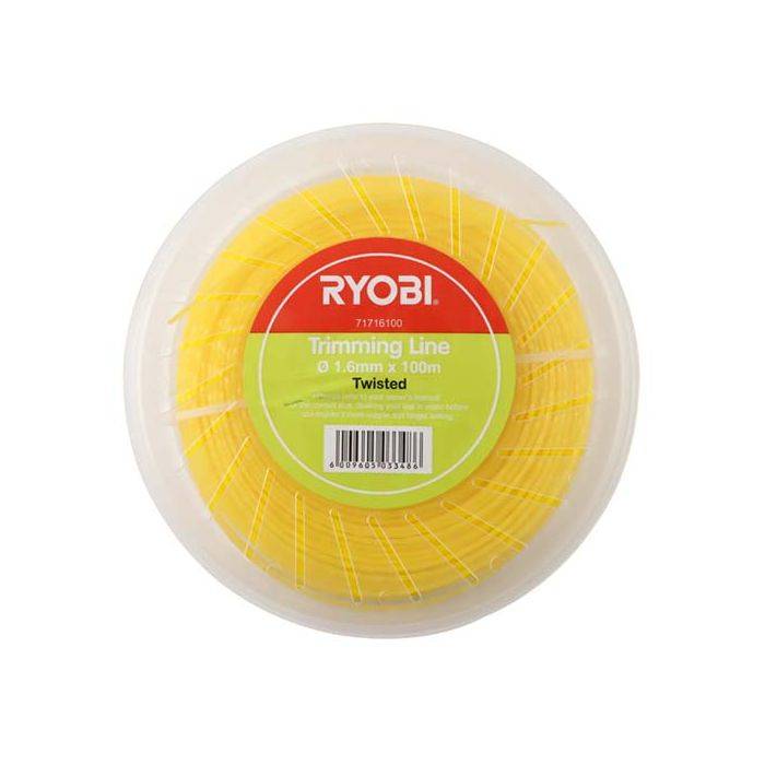 Ryobi 1.6mm x 100m Twisted Trimming Line