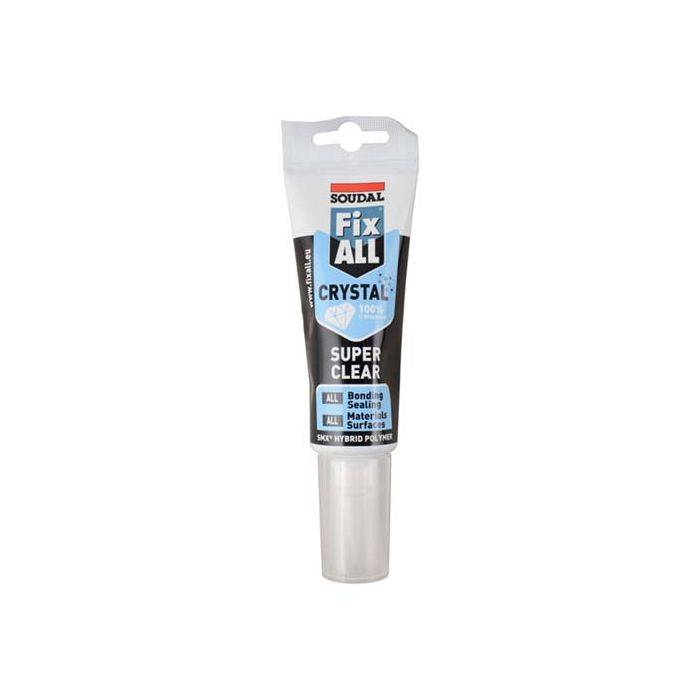 Soudal Fix All Crystal Clear Adhesive 125ml
