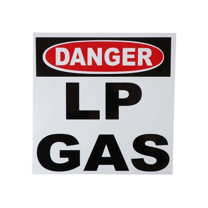 Plastic LP Gas Safety Sign 290 x 290mm