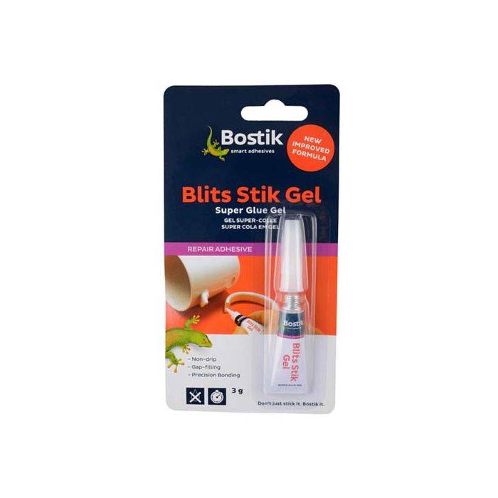 Bostik Blits Stik Gel Super Glue 3g