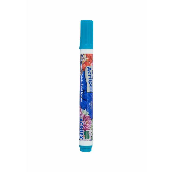 Crazy Craft Sky Blue Acrilpen Fabric Marker Pen