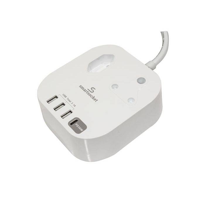SmartSocket Compact USB Power Charging Hub