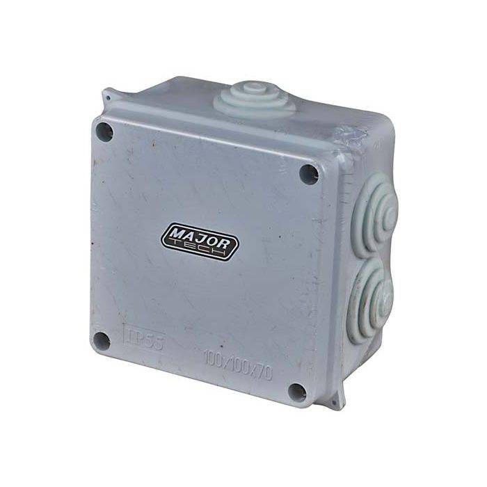 Veti Junction Box With Rubber Gland 100 x 100 x 70mm