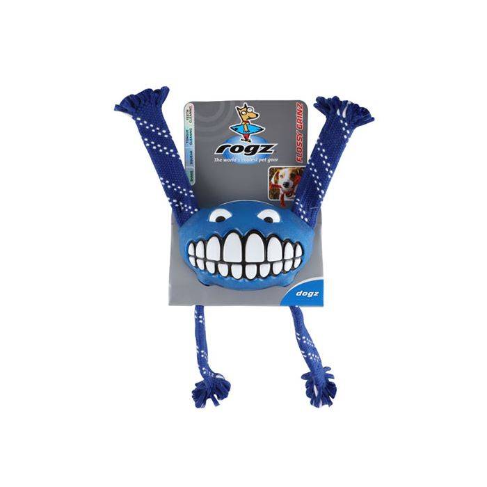 Rogz Flossy Grinz Blue Oral Care Toy 60 x 200mm