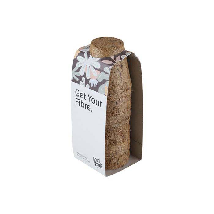 Good Roots Round Fibre Plant Pots 60mm - 12 Pack