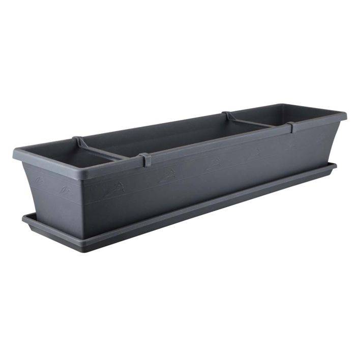 Sebor Charcoal Sill Planter 750mm
