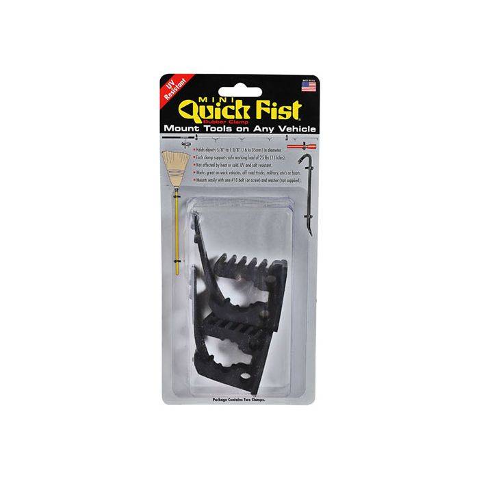 Quick Fist Mini Rubber Clamps 16-35mm - 2 Pack