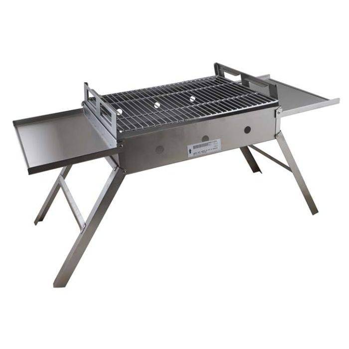 LK's Chef Camper On The Go Stainless Steel Charcoal Braai 440 x 325mm