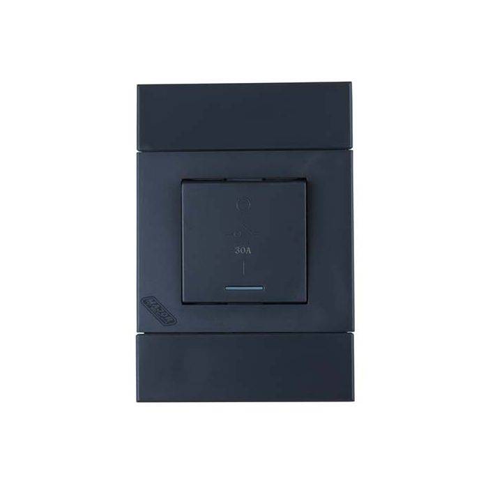 Veti 2 Charcoal 30A 2 Pole Isolator Switch