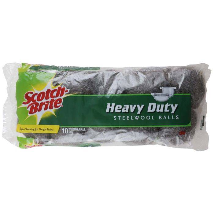 Scotch-Brite Steel Wool Balls 100g