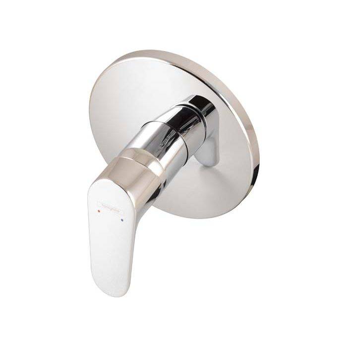 Hansgrohe Decor Chrome Concealed Single Lever Shower Mixer Set