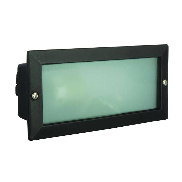 Eurolux Black Bricklight Without Louvre