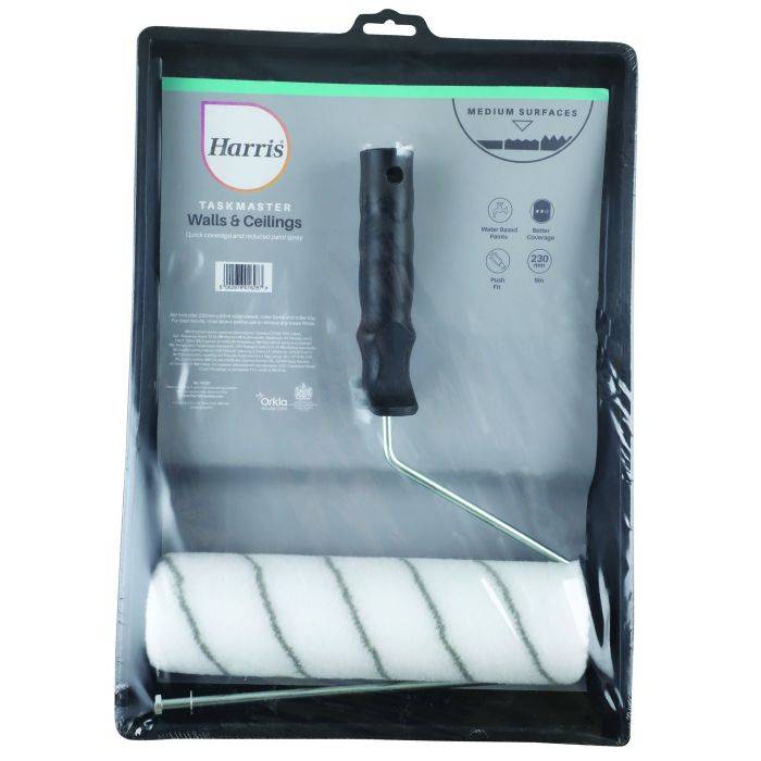 Harris Taskmaster Medium Roller & Tray Set 230mm