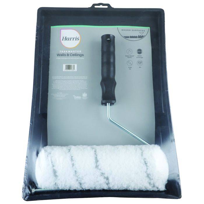 Harris Taskmaster Rough Roller & Tray Set 230mm