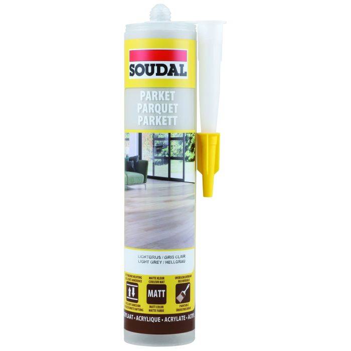 Soudal Parquet & Timber Sealant Light Grey 290ml