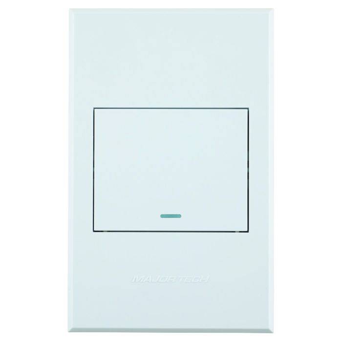 Veti 3 White 1-Lever 1-Way Light Switch 2x4
