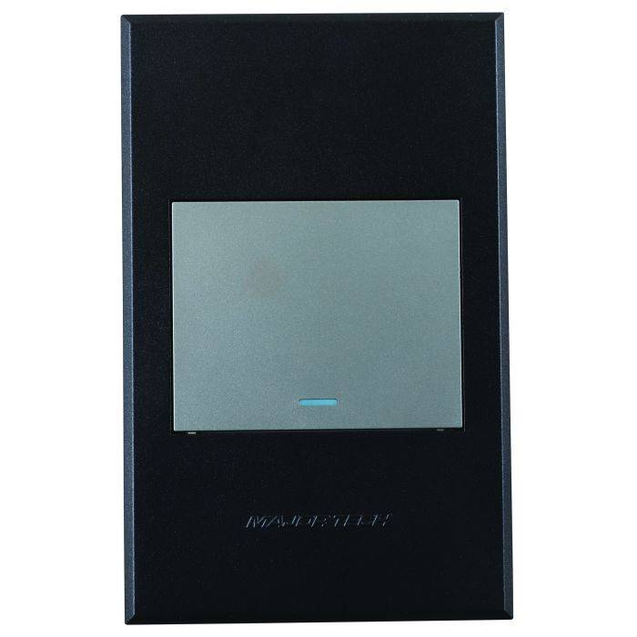Veti 3 Titanium & Graphite 1-Lever 1-Way Light Switch 2x4