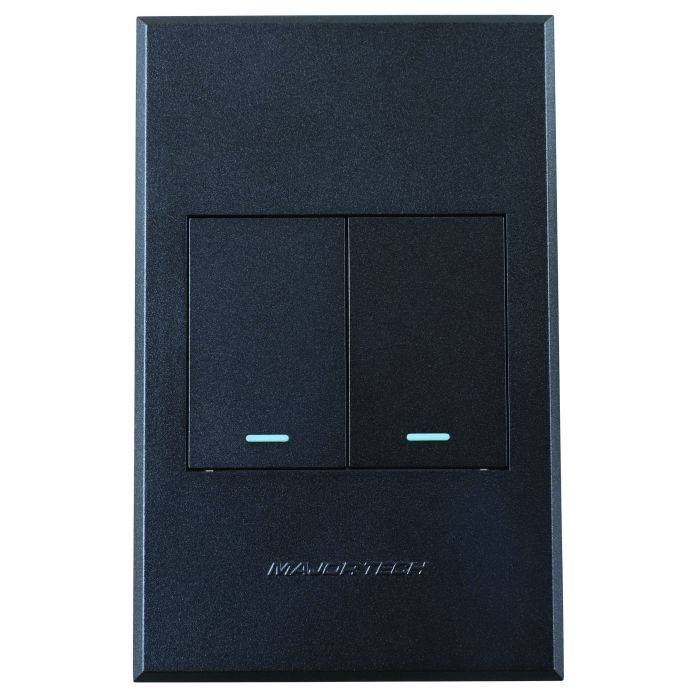 Veti 3 Graphite 2-Lever 1-Way Light Switch 2x4