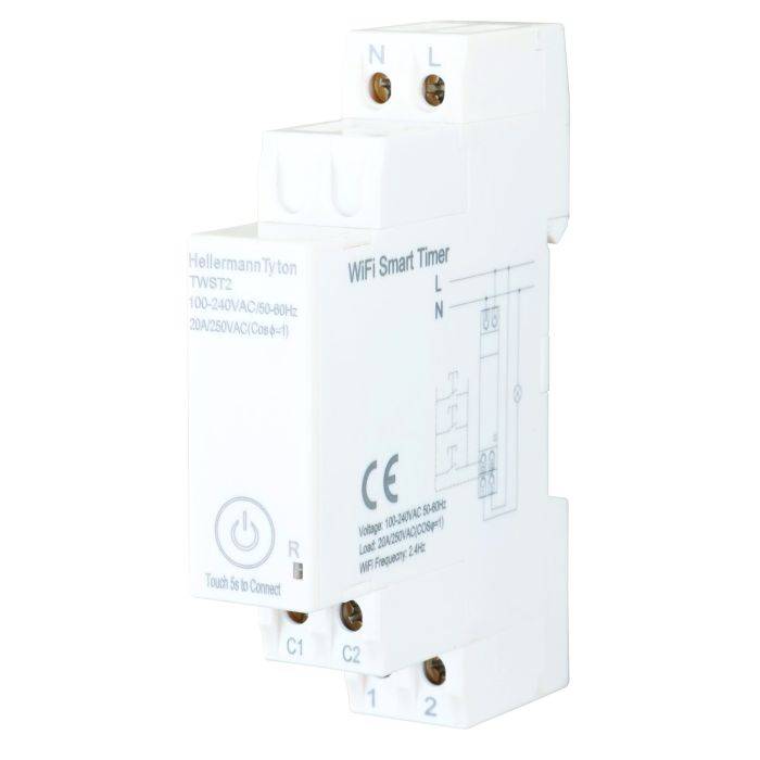 HellermannTyton Smart Wifi Timer Relay 20A