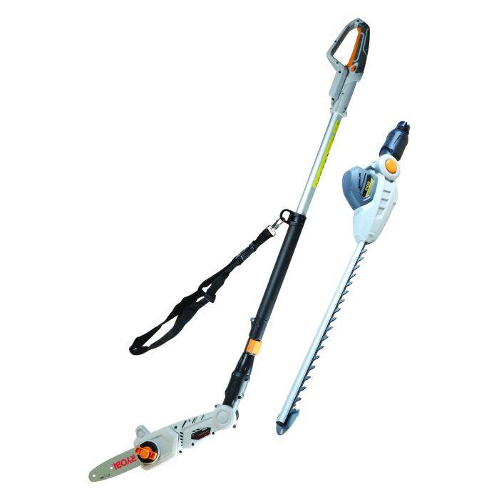 Ryobi 18V Cordless Pole Pruner & Hedger