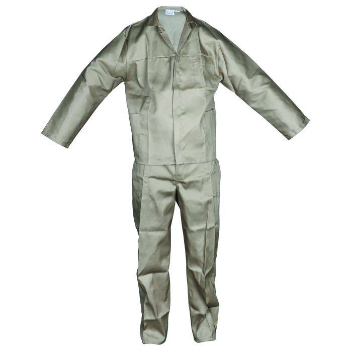 Pride Khaki 2 Piece Poly Cotton Conti Suit Size 38 80/20 S38