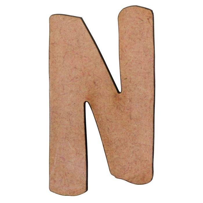 MDF Craft Alphabet N 50mm