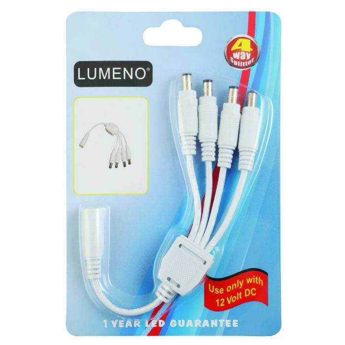 Lumeno 4-Way DC Splitter